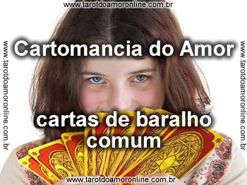 Cartomancia do amor com baralho comum